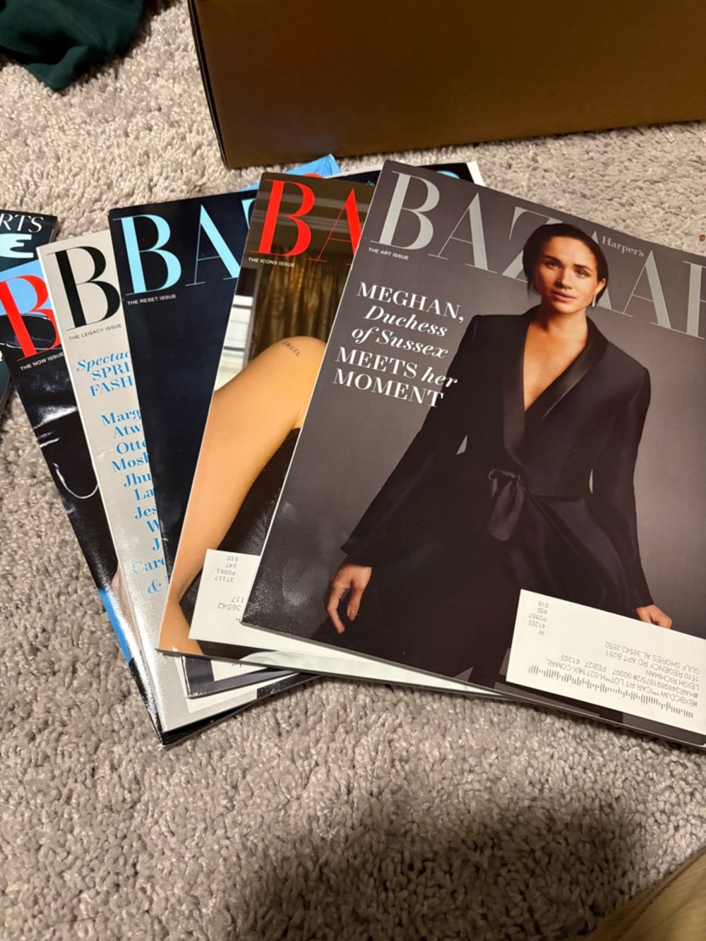 Bazar, esquire and GQ magazine bundles